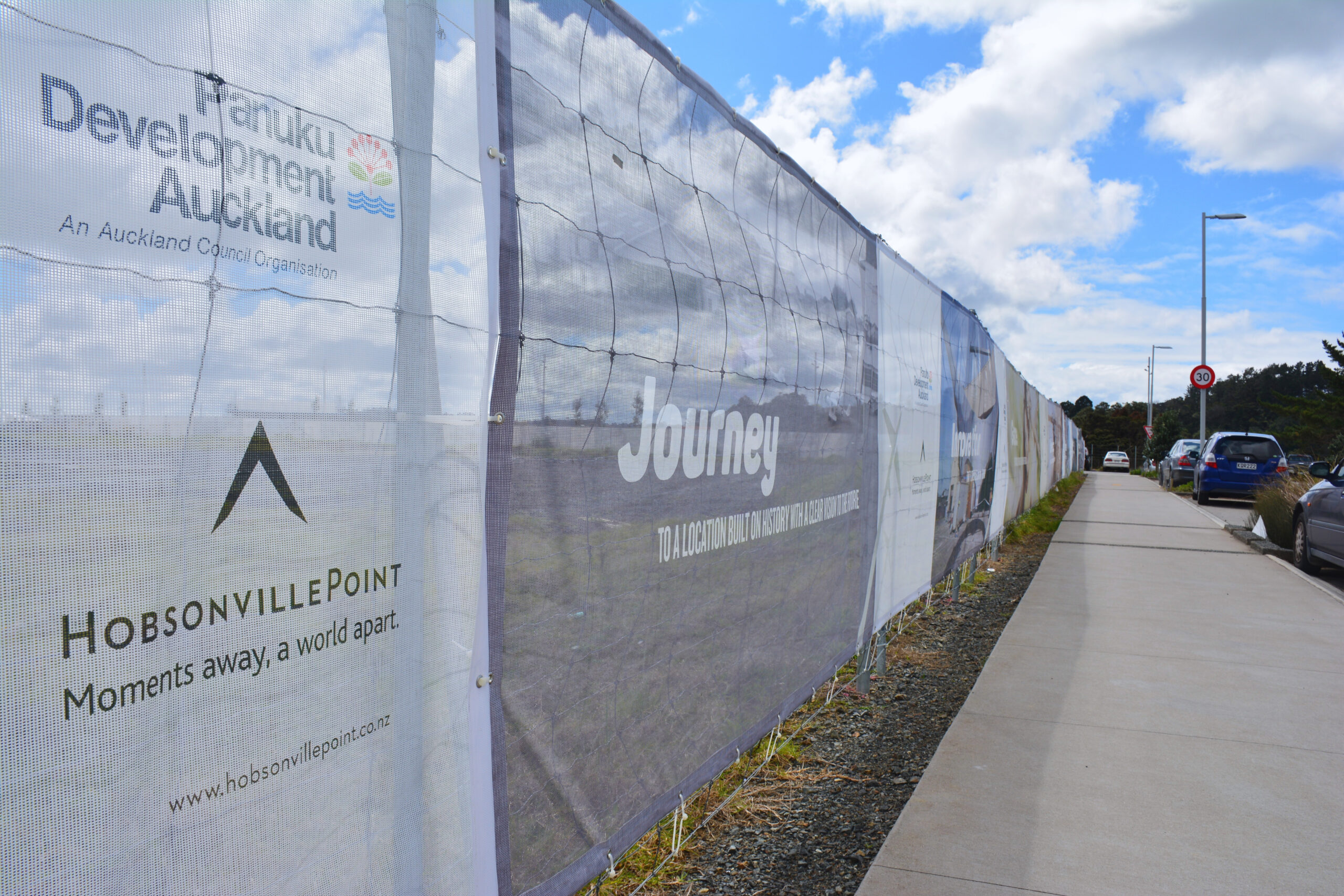 Hobsonville Fence Banners